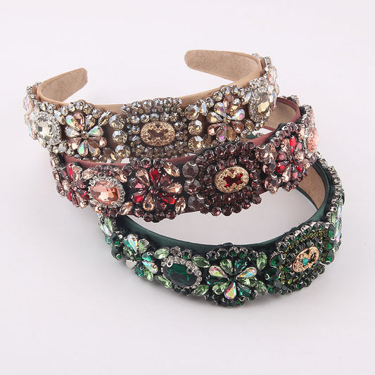 Ladies Fashion Gorgeous European And American Style Baroque Headband Prom Gift