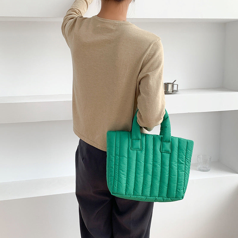 Women's Fashion Casual Solid Color Single Shoulder Handbag
