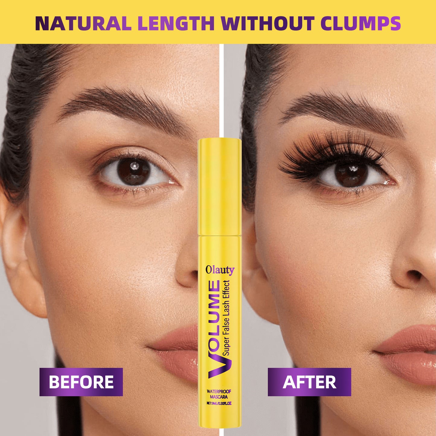 Langvarig, Smudge-fri, Fiberforstærkende, Volumengivende og Buende Mascara