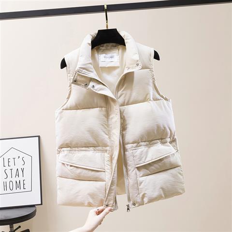 Down Cotton Waistcoat for Women's Autumn and Winter Jacket