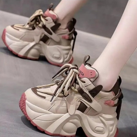 Casual Trend Sports Small Sized Man's Wear Platform Dad Shoes