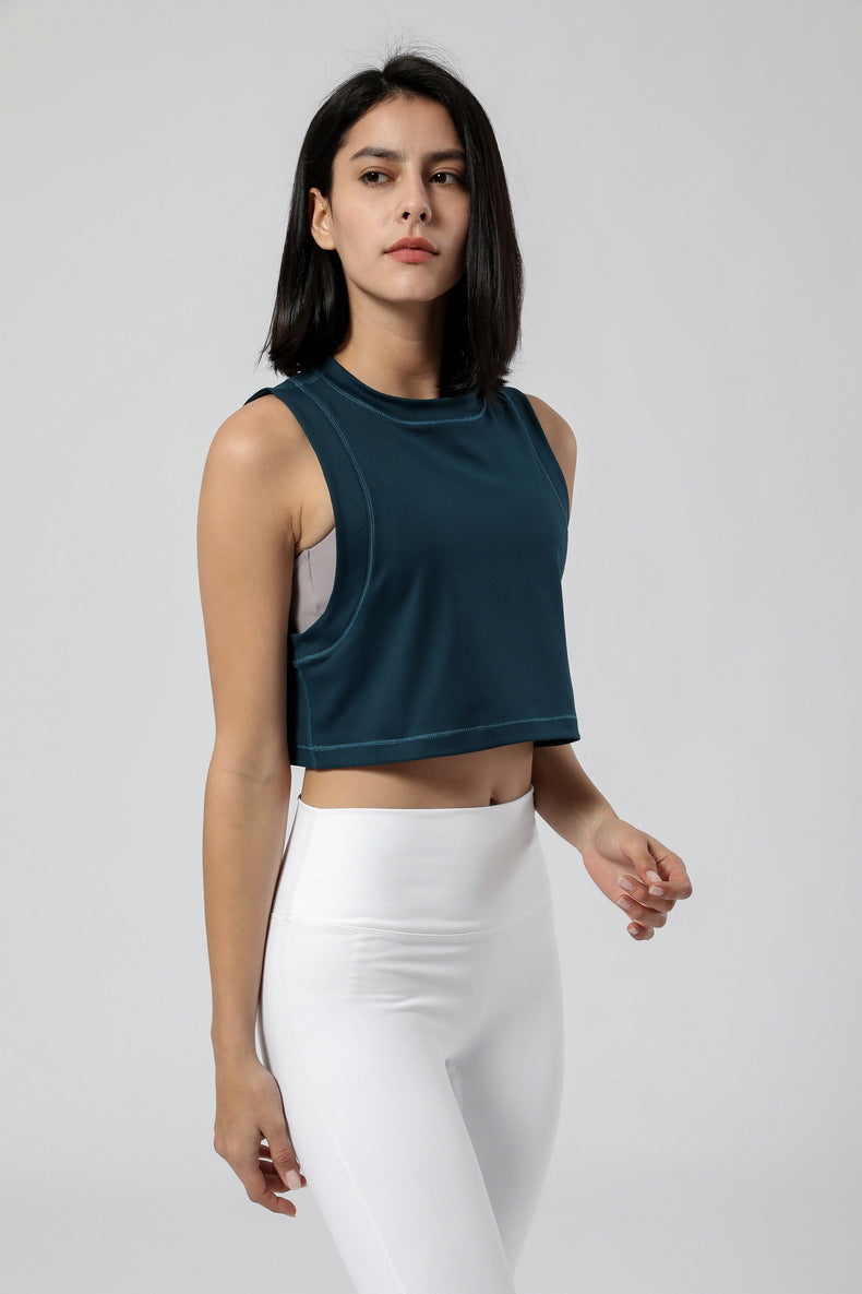 Women's Yoga Fitness Loose Sports Vest