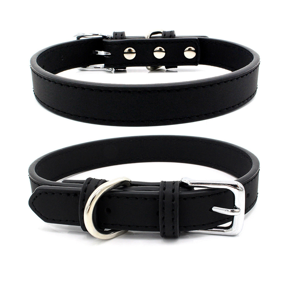 Comfortable Skin Feeling Leather Pet Collar