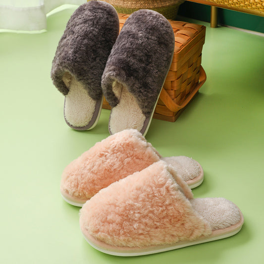 Cotton-padded Slippers For Home Use To Keep Warm