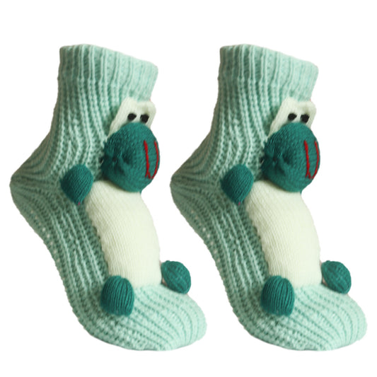 Women's Fashion 3D Cartoon Woolen Yarn Socks