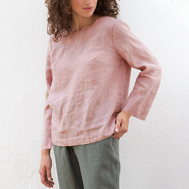 Linen og bomuld Niche Casual Underdel Skjorte