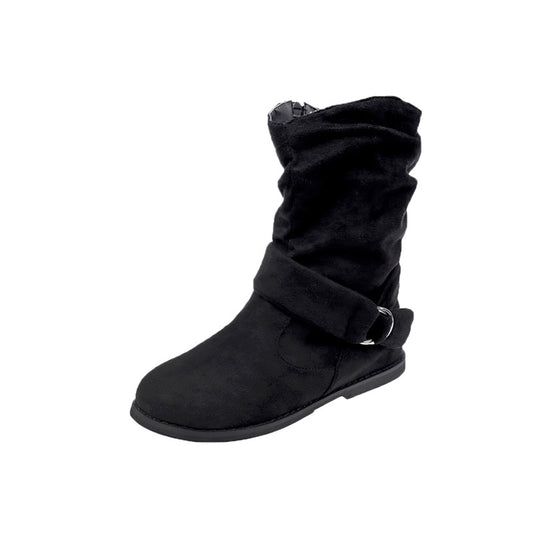New Season European And American Round Head Suede