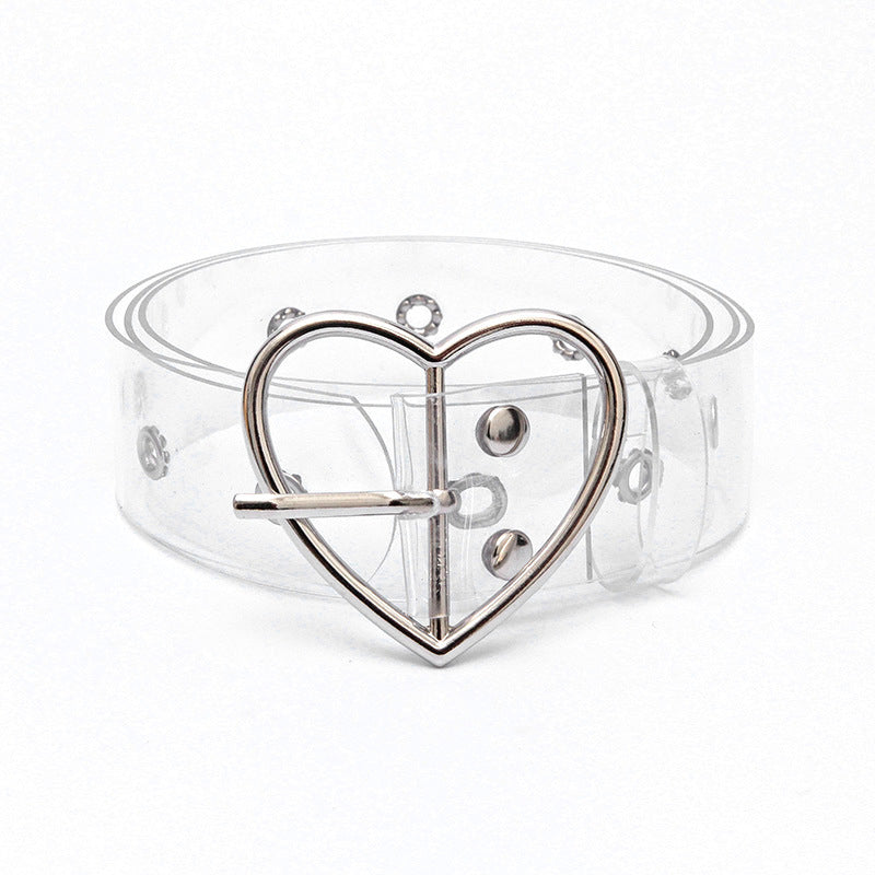 Transparent Pin Buckle Belt