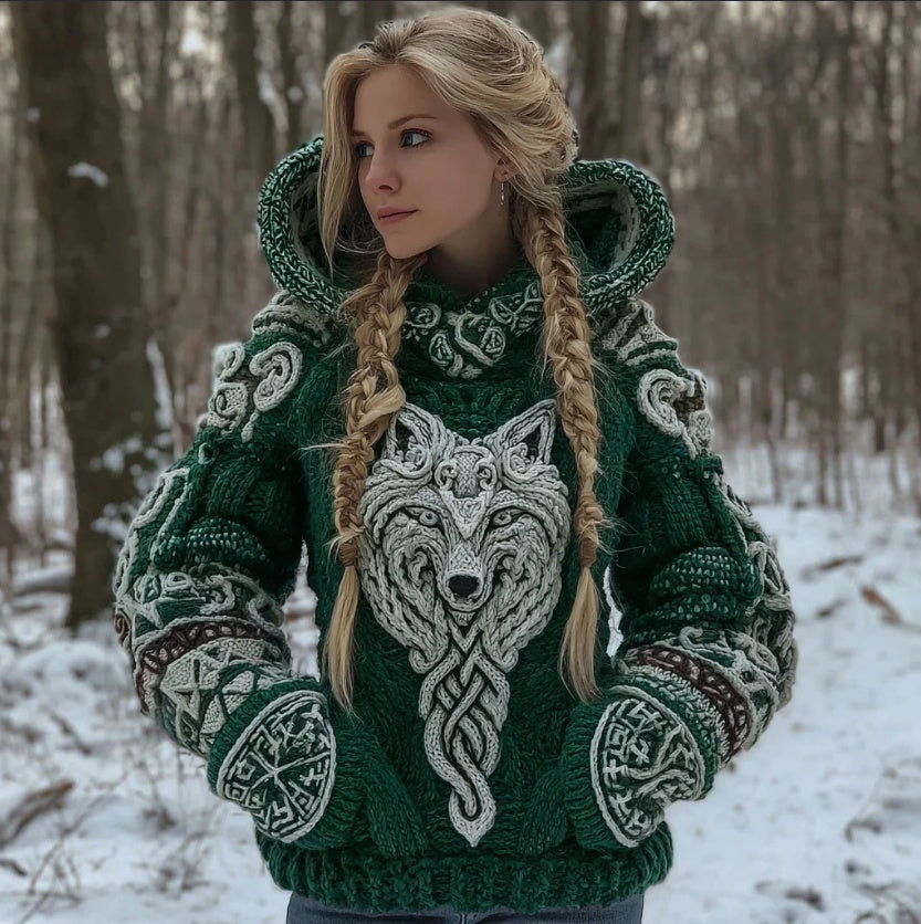 AutumnWinter 3D Digital-Print Hoodie