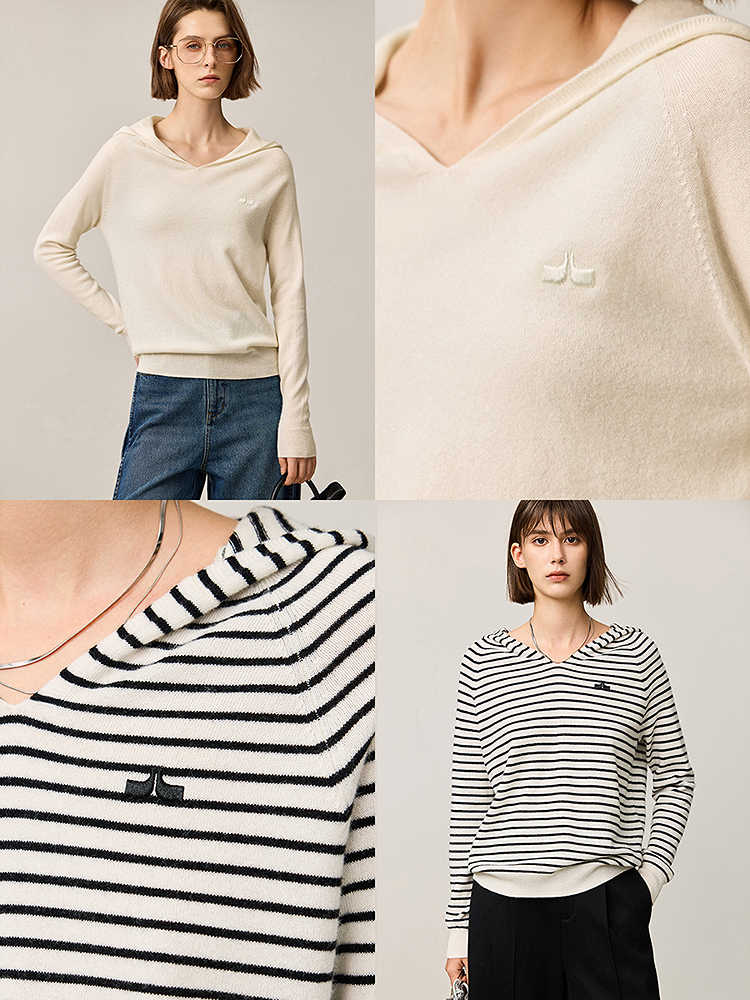 New Women's Casual Hooded Loose Commuter Sweater For Women