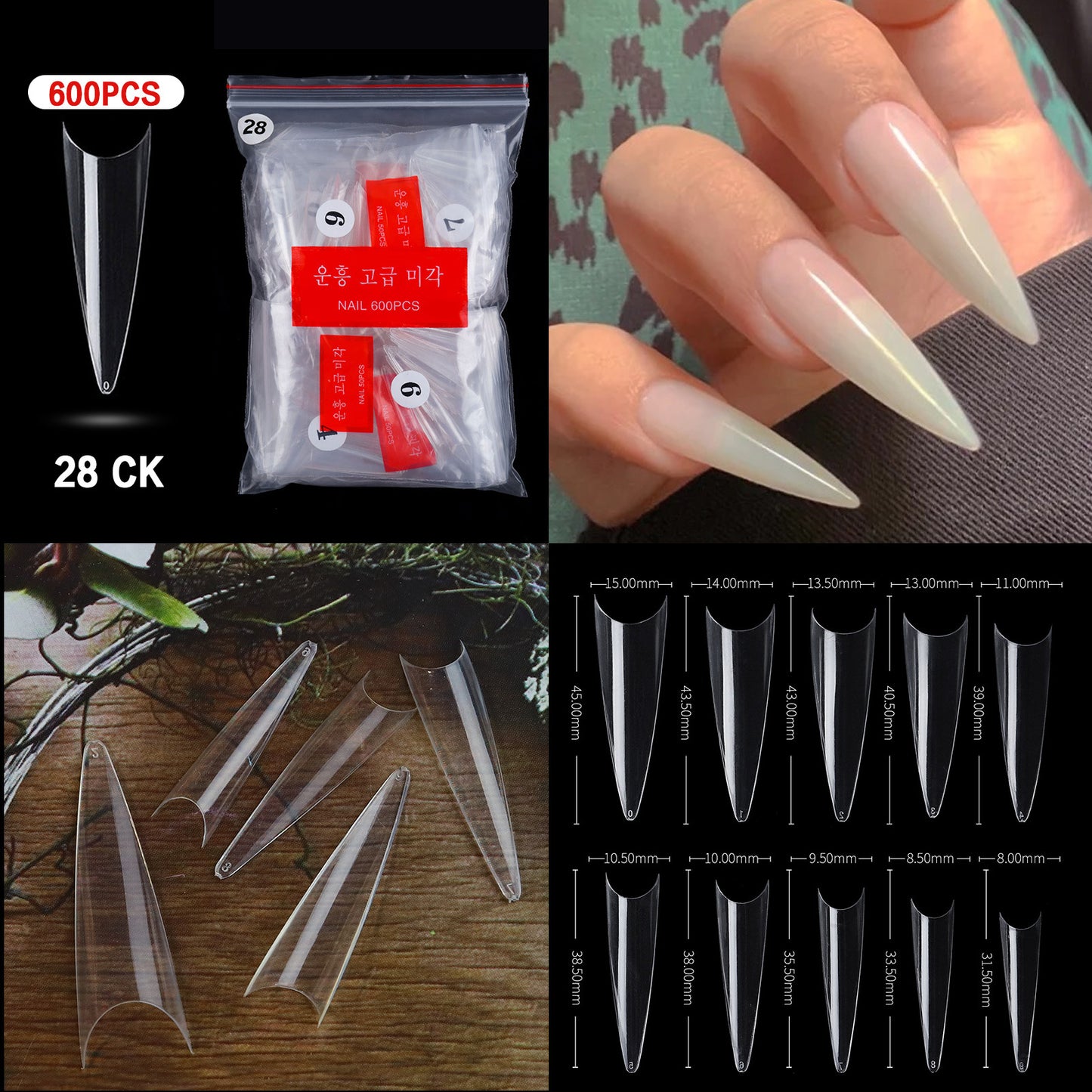 French Pointed Non-marking Ballet Transparent