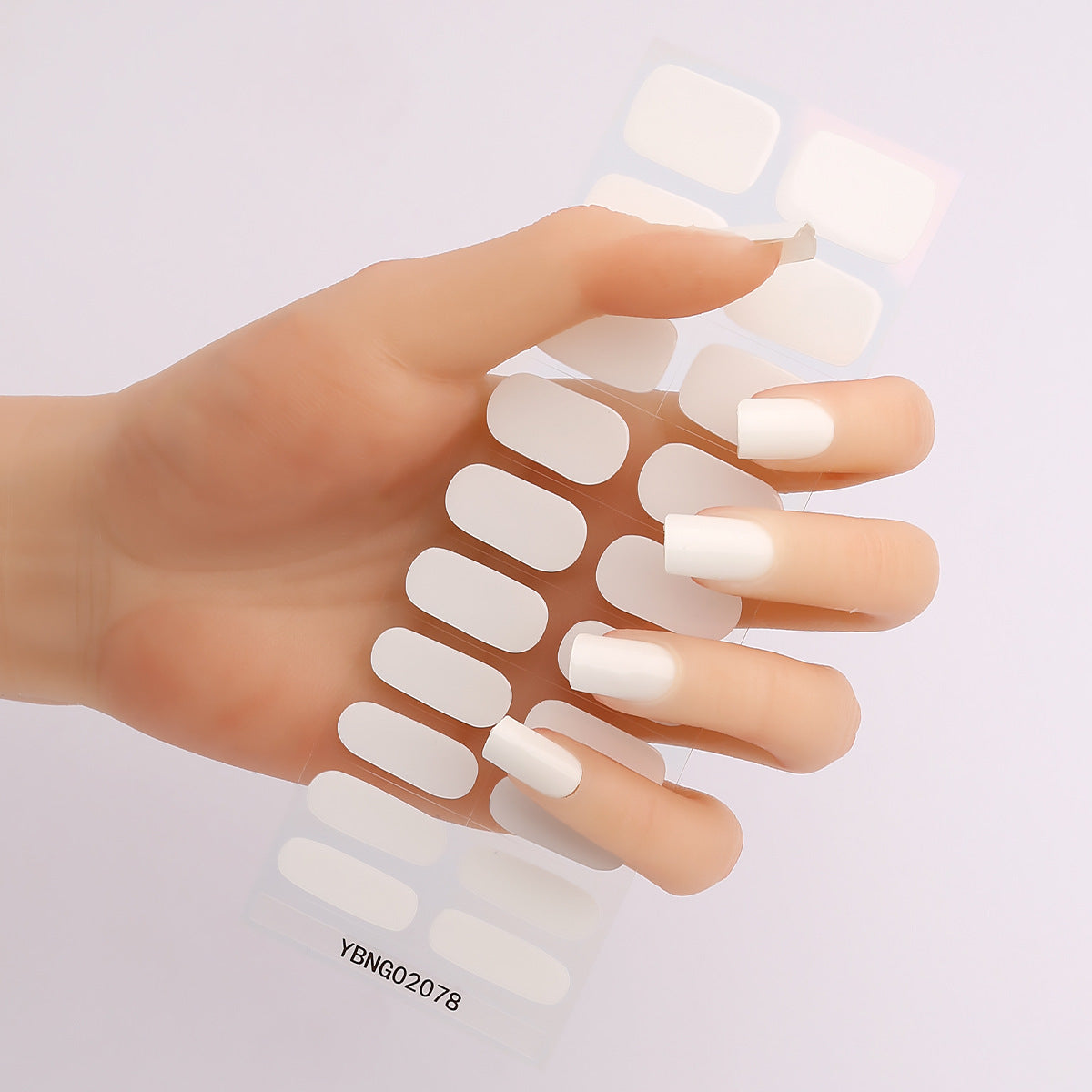 Gel Nail Stickers Semi-curing Heating Lamp Hardening Nail Sticker