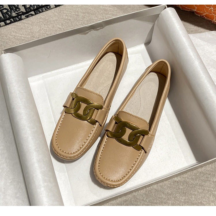 Soft Bottom Buckle Women's Platform Shoes