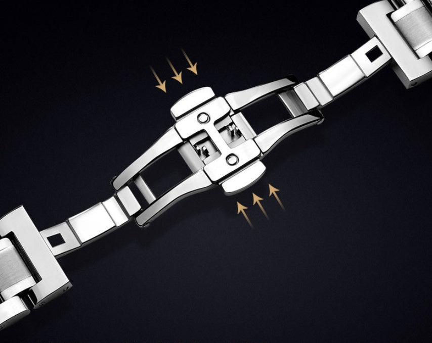 Butterfly buckle strap