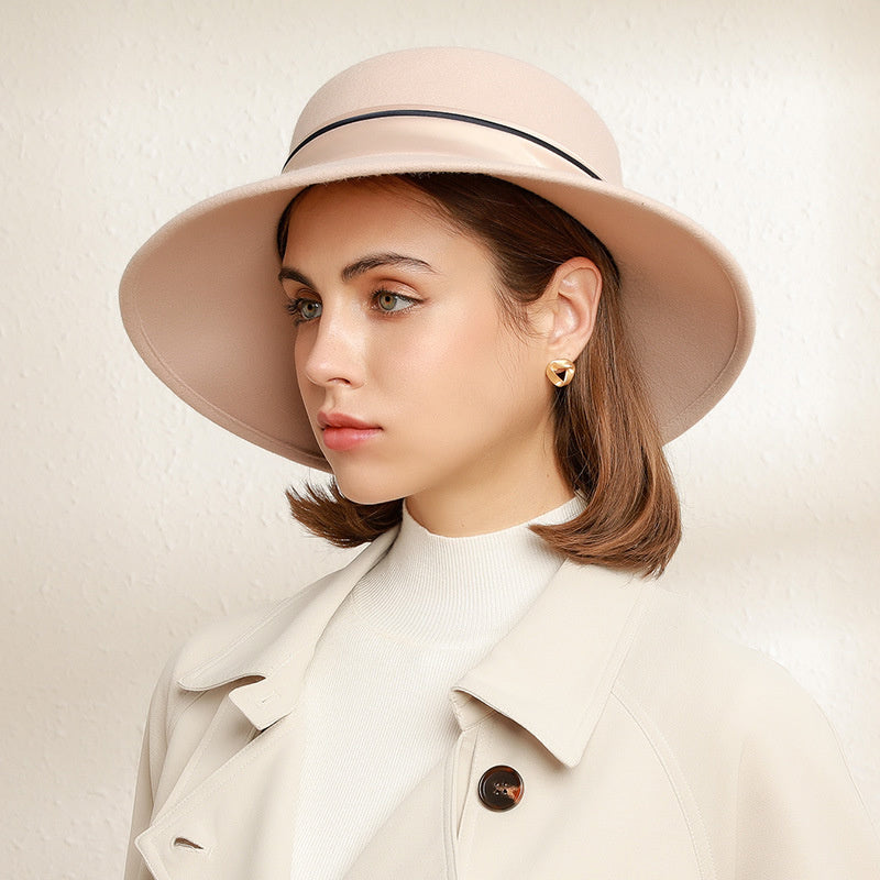 Women's Fashion Hepburn Style Autumn Warm Pot Hat