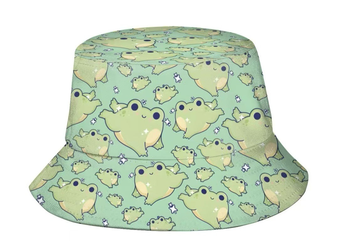 Creative Pattern Series Double-sided Wear Sunshade Breathable Bucket Hat
