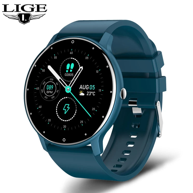 Smart Watch Men Women Full Touch Screen Sport Fitness Watch Man IP67 Waterproof Bluetooth Call for Android IOS Smartwatches