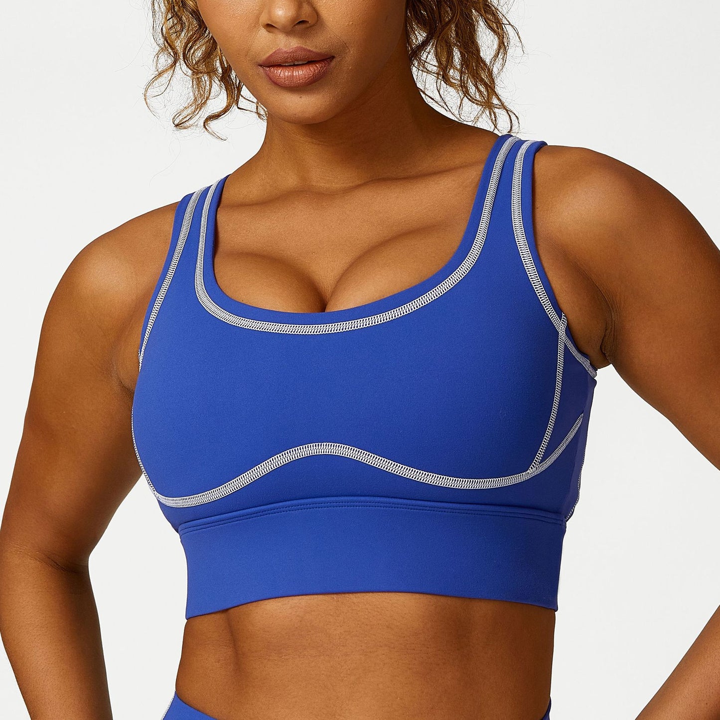 High Waist Hip Lift No Embarrassment Line Stretch Leggings Sports Back Shaping Bra