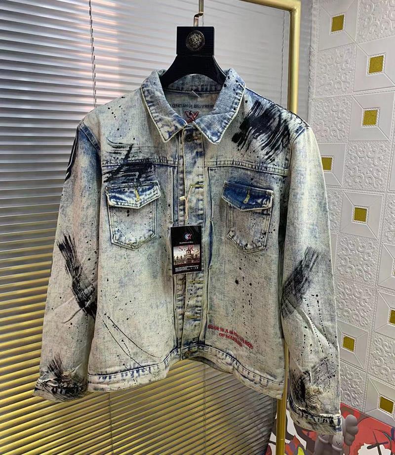 Fashionable Personalized Embroidered Jacket For Men