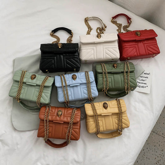Women's Retro Solid Color Armpit Bag Portable Shoulder