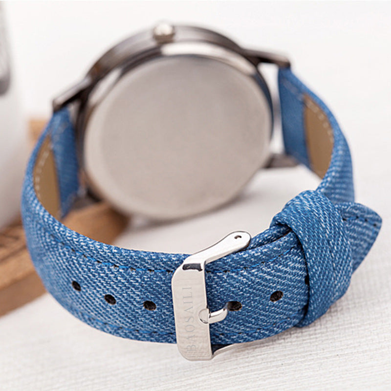 Colorful Cat Dial Design Ladies Black Case Watch