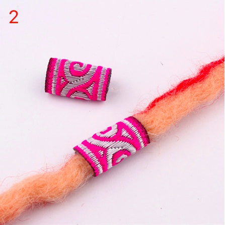 10 Pcs / Lot colorful mix fabric hair braid