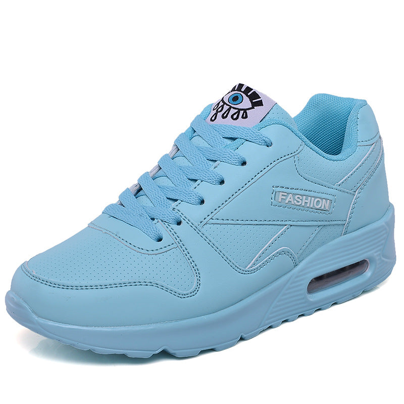 Pure color low heel casual shoes