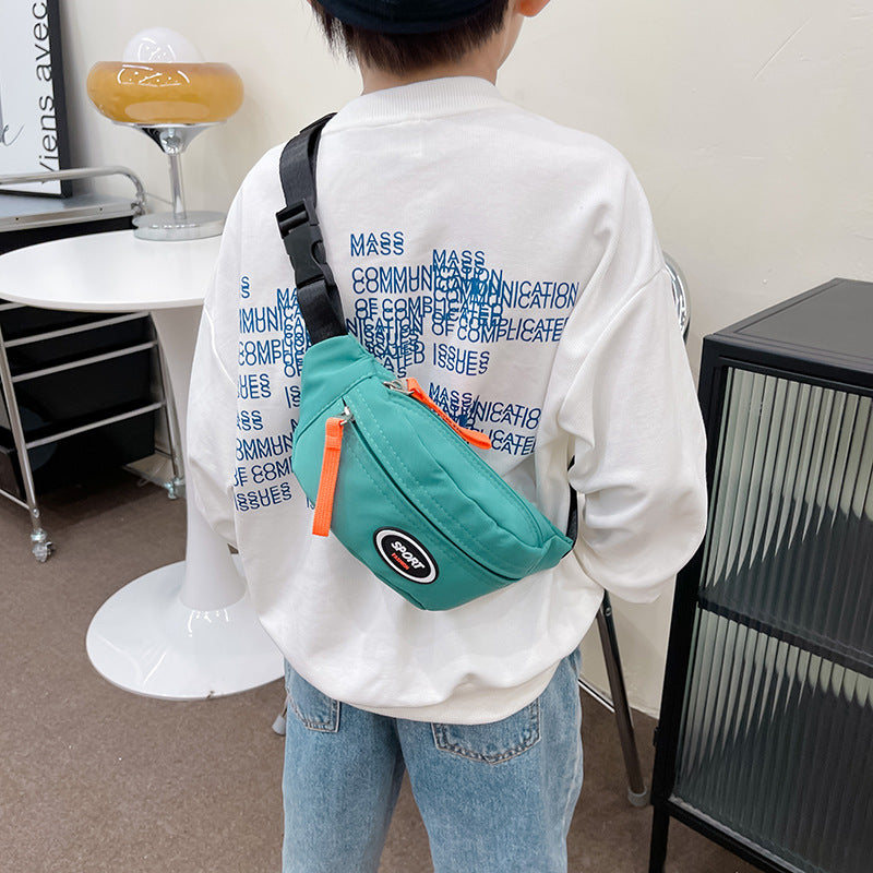 Fashion Unisex Kids Crossbody Sling Bag With Stylish Lettering