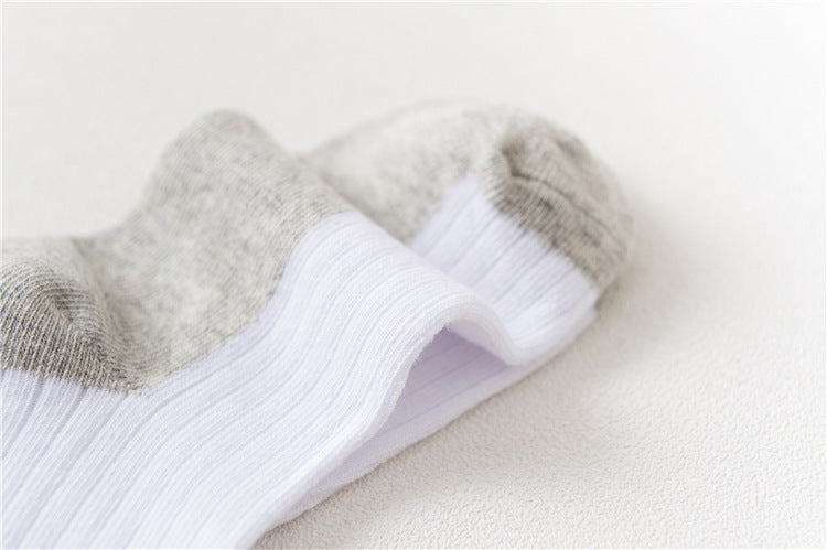 Spring Autumn Summer White Middle School Children's Socks