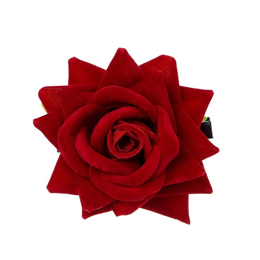 Velvet Rose hairpin