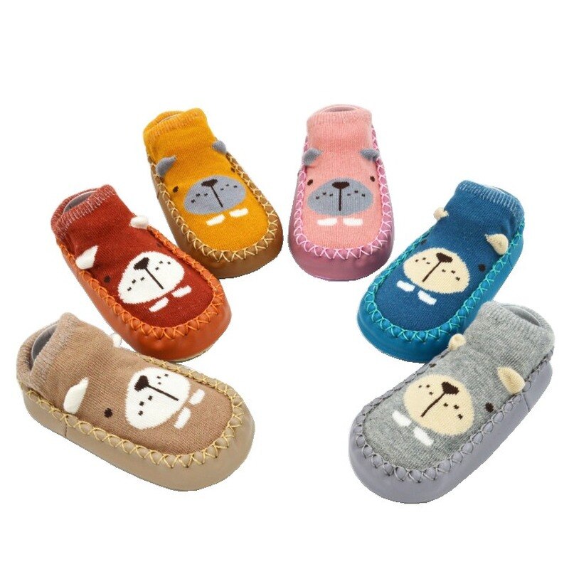 Children's Non-slip Socks And Soft-soled Cotton Shoes