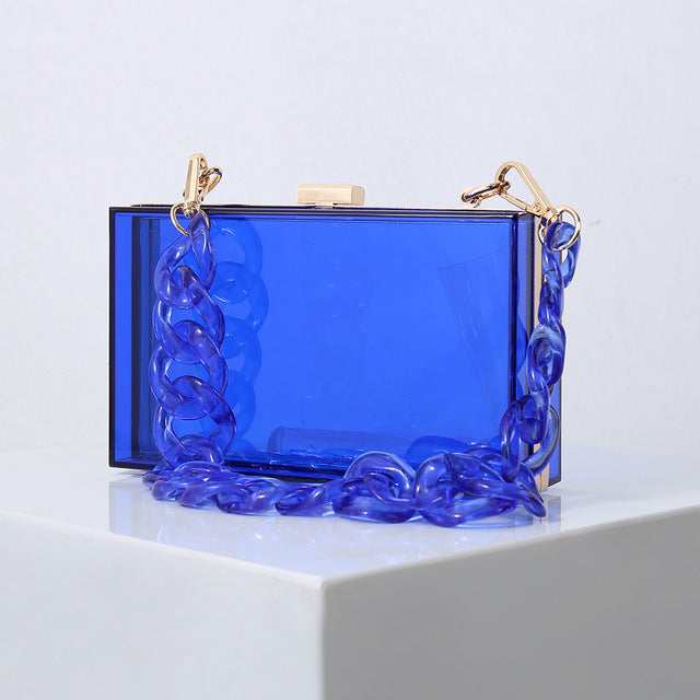 Underarm jelly chain bag