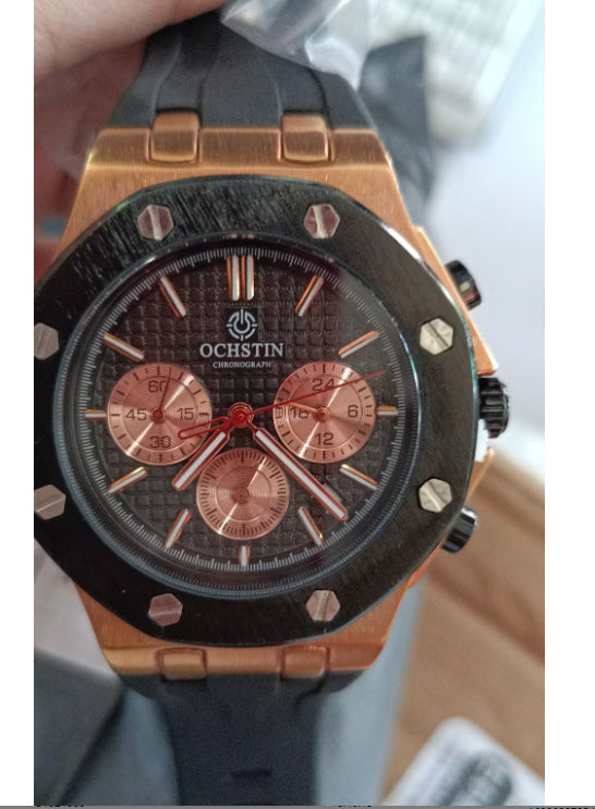 Multifunctional men's quartz watch