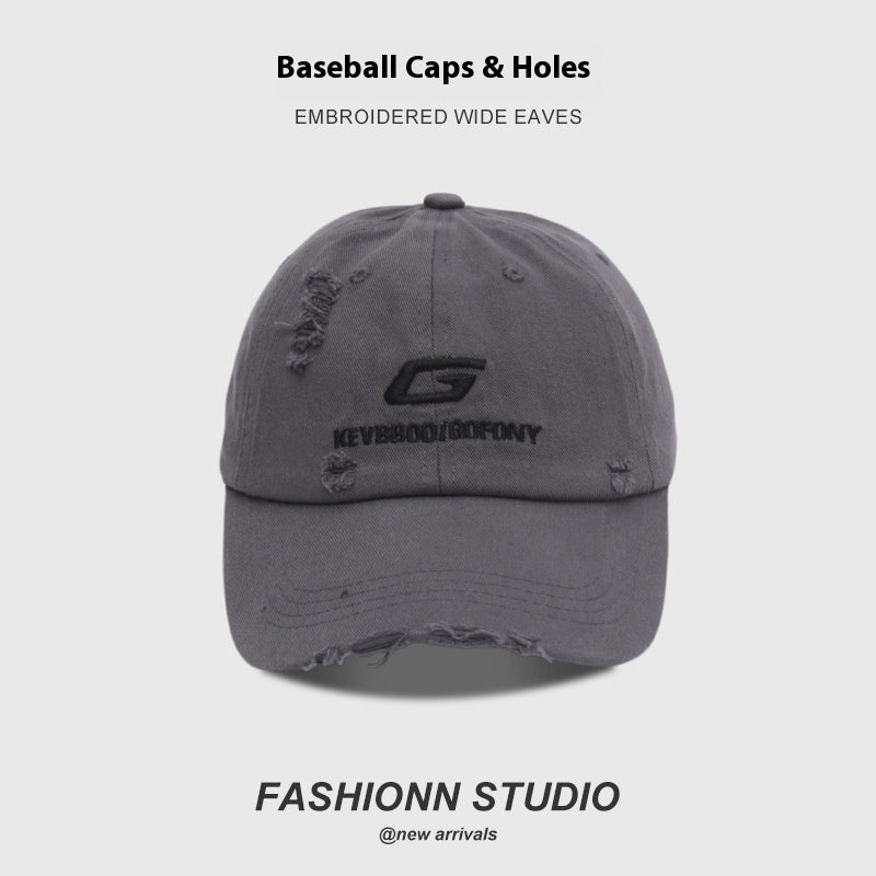Minimalist Versatile Casual Fashion Personality Alphabet Peaked Cap