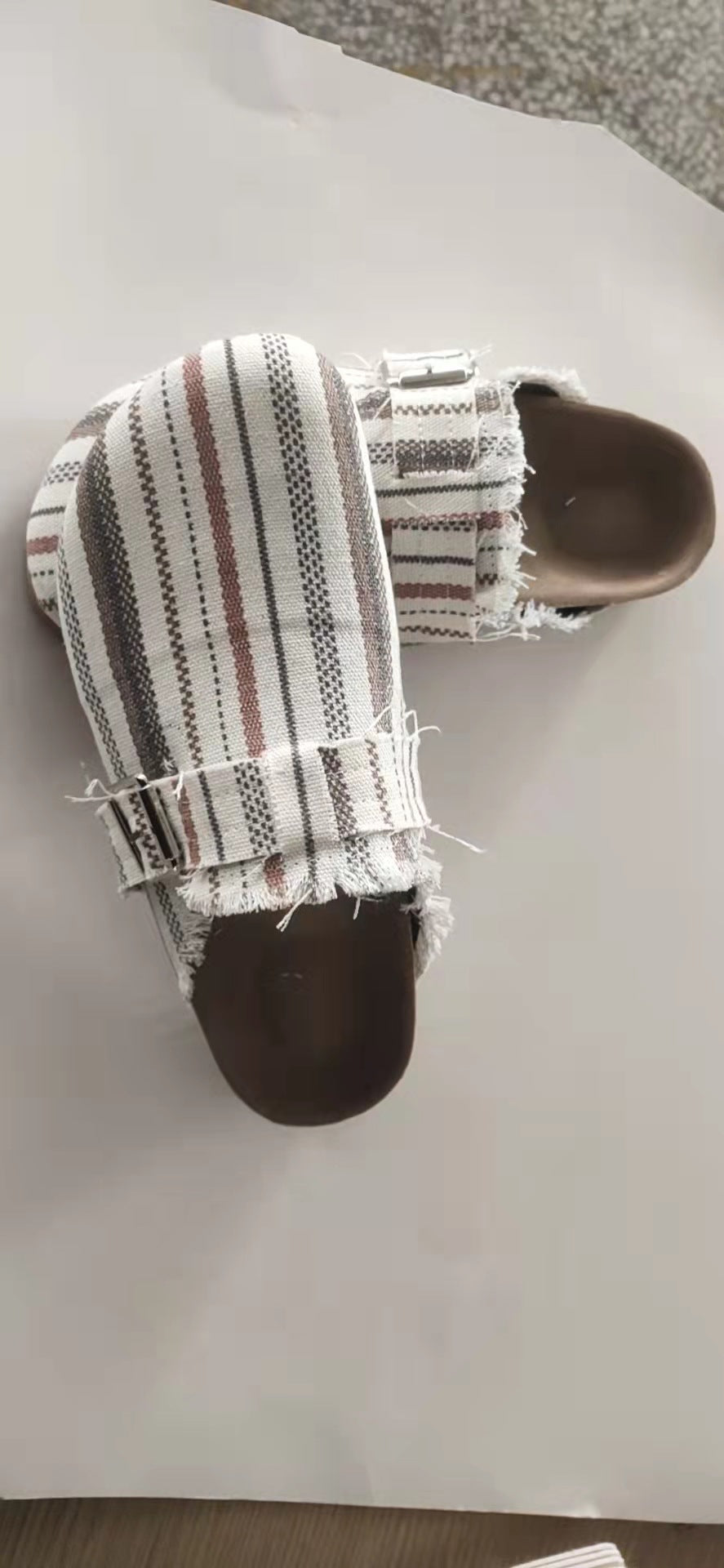 Oversized Shoes Spring And Autumn European And American Multi-color Half-support Leopard Cow Lazy Slippers Women's Outer Wear