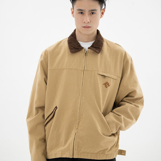 American Retro Washed Detroit Jacket Men