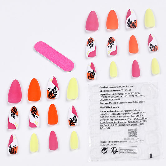 Wear Armour Medium Almond Armour Frosted Nail Stickers