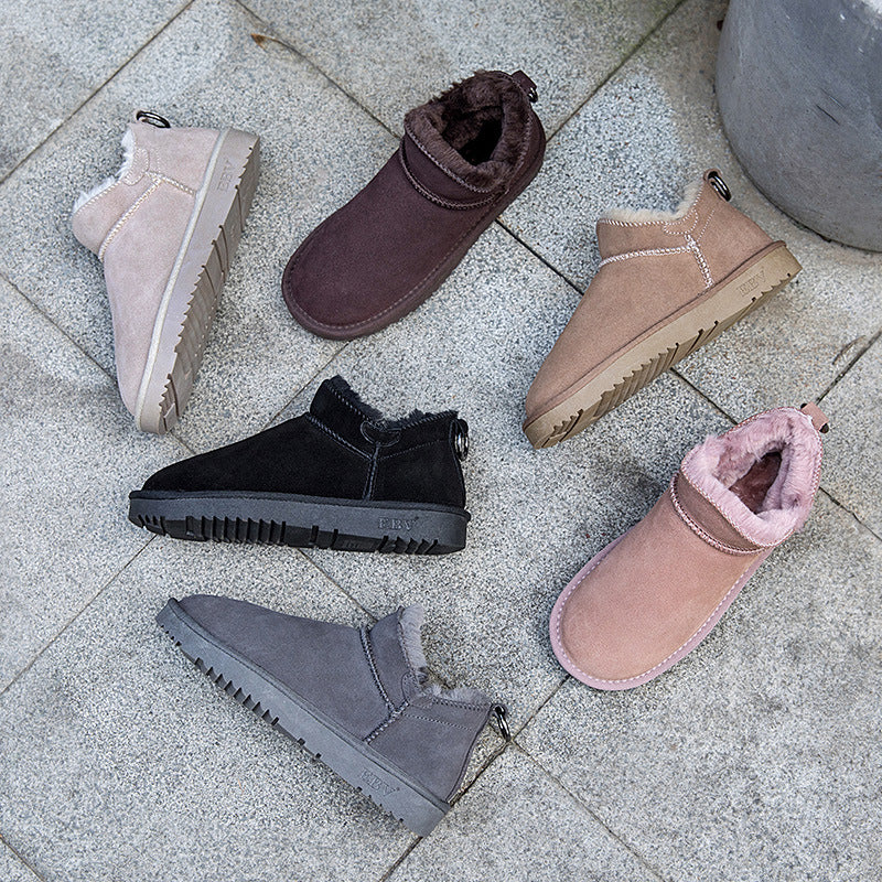 Snow Cotton Shoes Thick Non-slip Fashion Women's