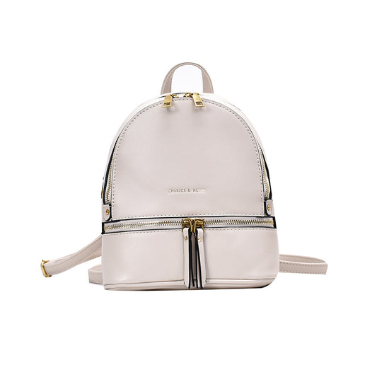 Casual Pu Simple One Shoulder Small Backpack
