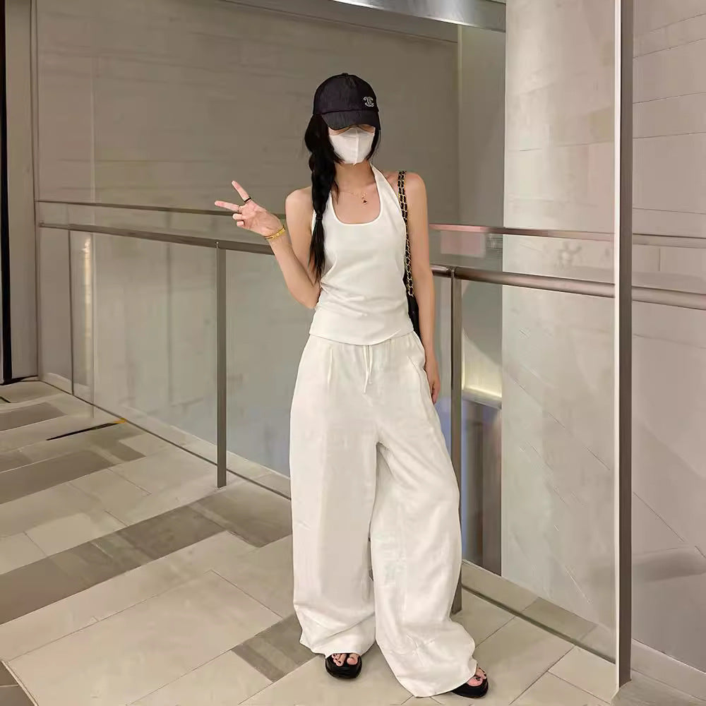 Women's Summer Linen Walking Pants