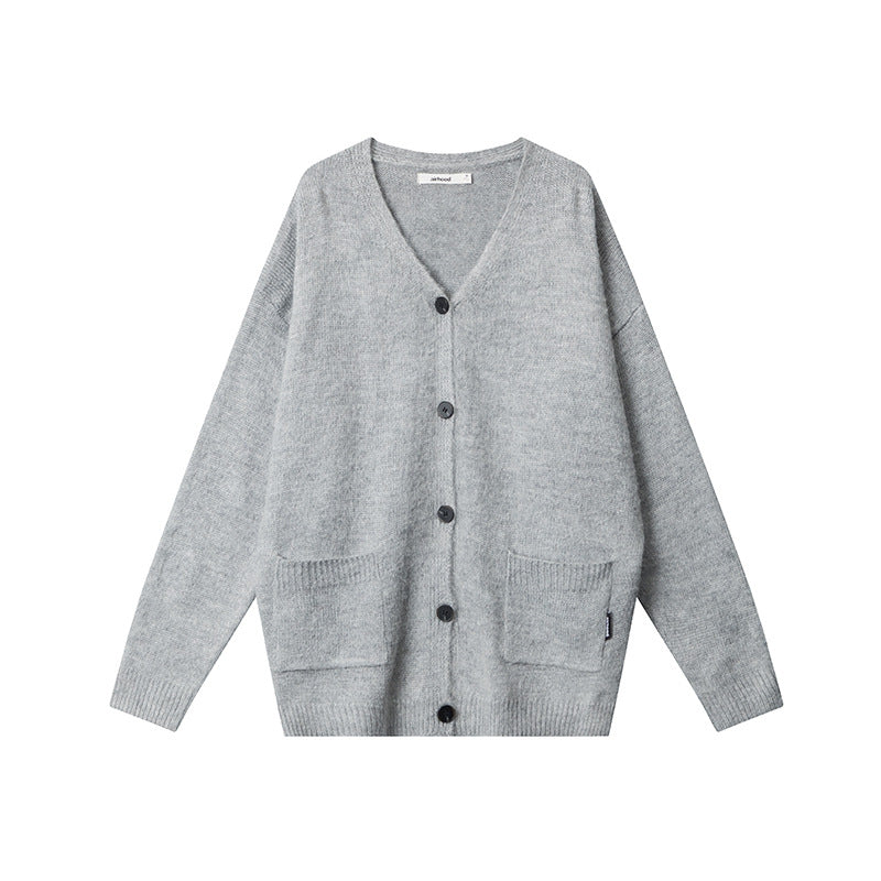 European And American Style Fashion Lazy V-neck Couple Cardigan