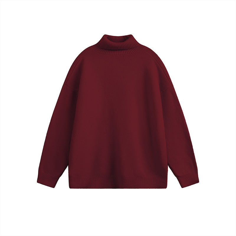 New Solid Color Hoodie Women's American Casual Round Neck Sweater