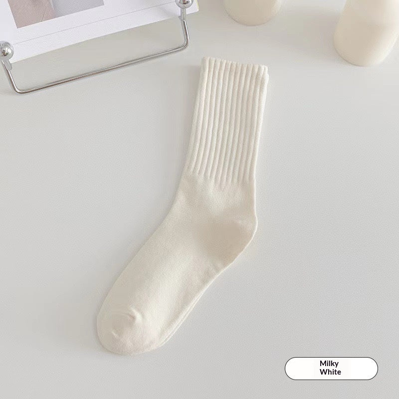 Solid-color Odor-resistant BreathableSweat-absorbing Socks