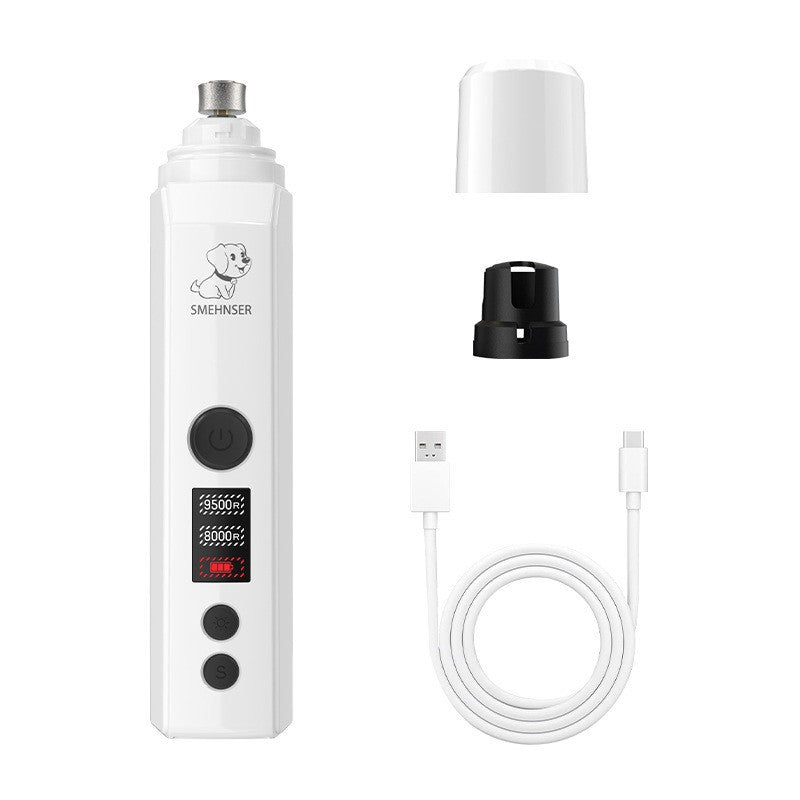 Pet Grooming Tool With Dual Lights And Non-Slip Handle