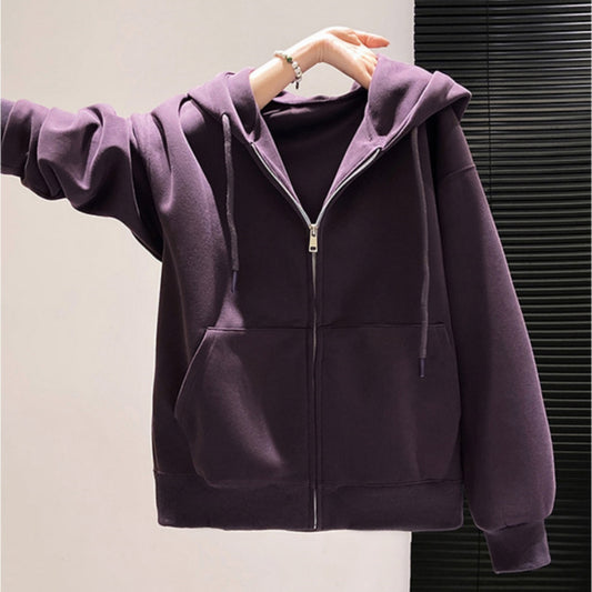 Casual Versatile Sporty Hoodie With Long Sleeves