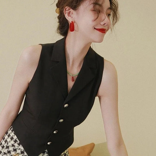 Eksklusiv elegant vintage jakkevest vest