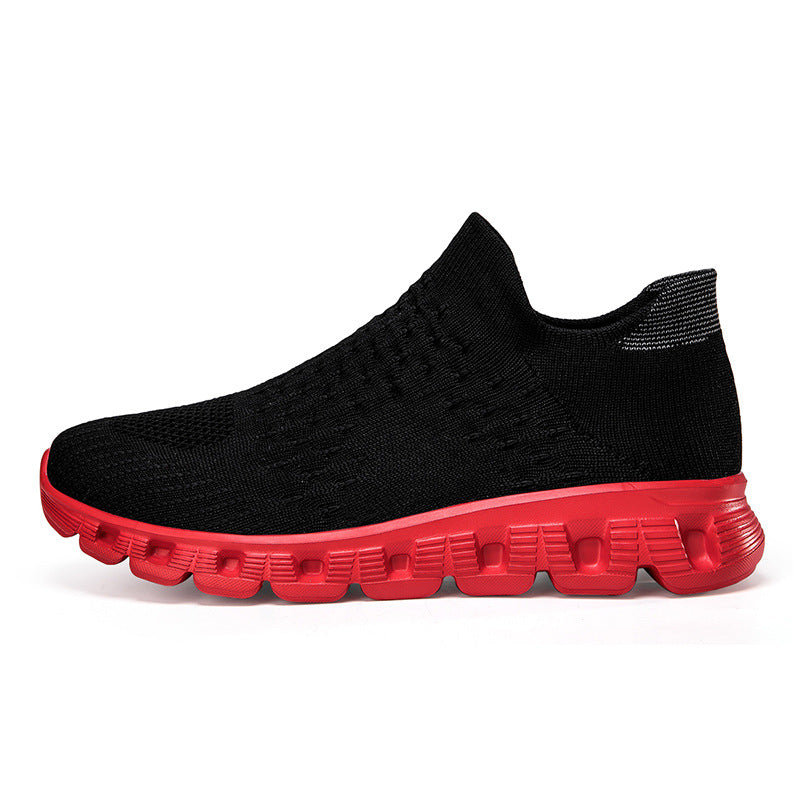 Slip-on Plus Size Flying Woven Women's Shoes