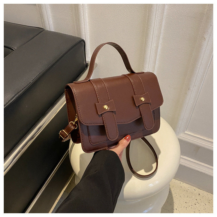 Retro Fashion Casual Crossbody Bag Simple Texture