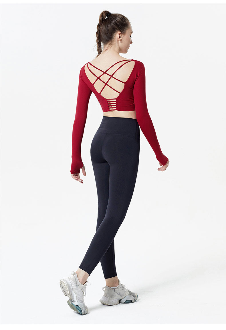 No T Line High Waist With Fleece Fitness Pants