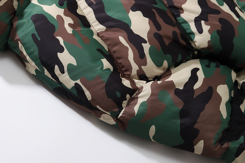 Camouflage Bread Coat Cotton Coat Men's National Trendy Brand